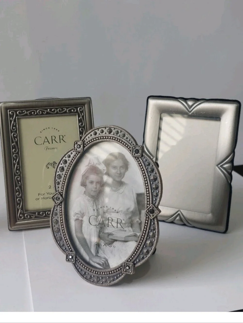 Decorative Silver & Pewter Photo Frame Collection - Home Accents Lot 4
